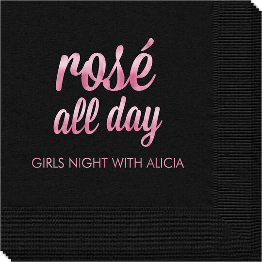 Rosé All Day Napkins